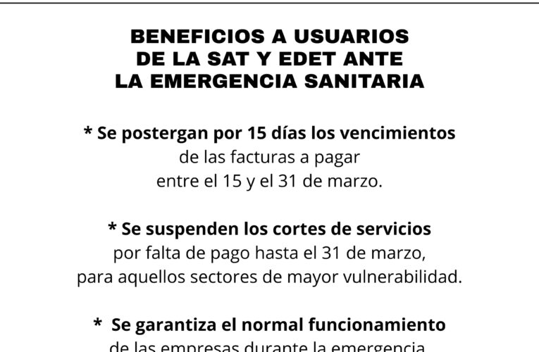 Beneficios para usuarios de la SAT y EDET
